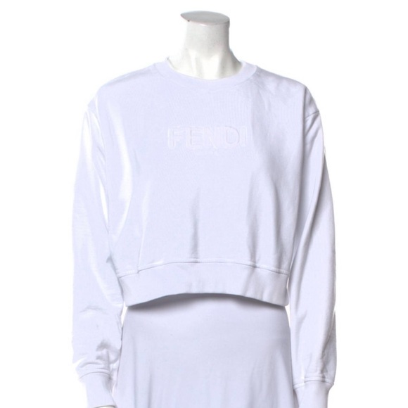Fendi Classic White Crewneck